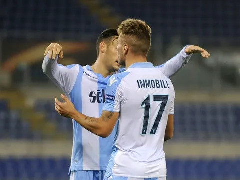 Lazio 2-0 Zulte Waregem: Phong độ ghi bàn khủng khiếp của Immobile