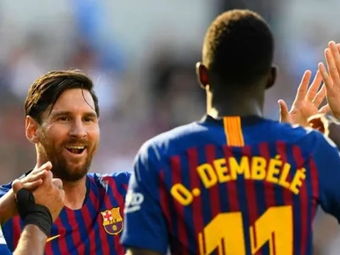 Tiết lộ thông điệp của Messi gửi đến Dembele trước giờ "Siêu kinh điển"