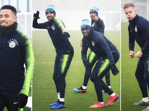 Liverpool sẩy chân, cầu thủ Man City mừng húm trên sân tập
