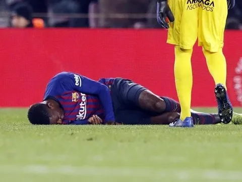 Lộ khoảng thời gian Dembele phải tạm chia tay Barcelona