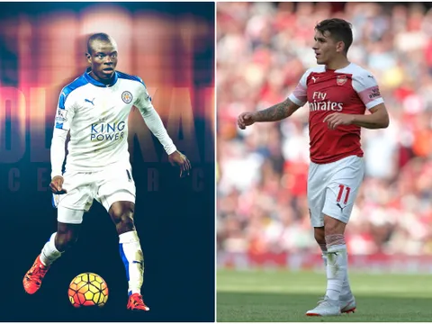 Lucas Torreira đang ở đâu so với N'Golo Kante 2015/16?