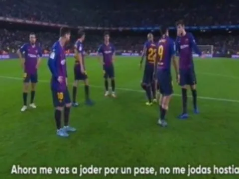 Biến căng! thua Betis, Suarez 'chửi thẳng mặt' Pique