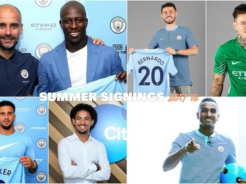 Man City chi hơn 1 tỷ euro mua cầu thủ từ năm 2011