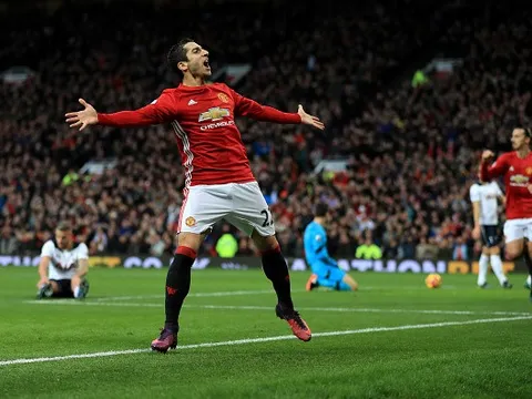 Màn đối đầu giữa Man Utd và Tottenham mùa 2016/17