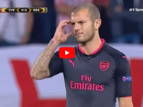 Màn trình diễn ấn tượng của Jack Wilshere vs Crvena Zvezda