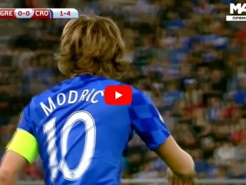 Màn trình diễn ấn tượng của Luka Modric vs Hy Lạp