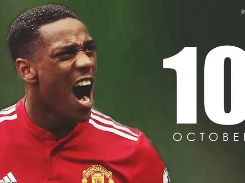 Màn trình diễn của Anthony Martial trong tháng 10