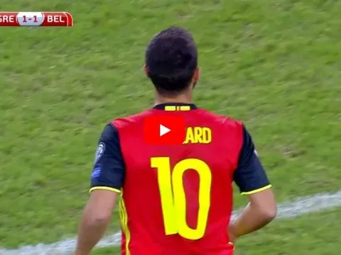 Màn trình diễn của Eden Hazard vs Hy Lạp