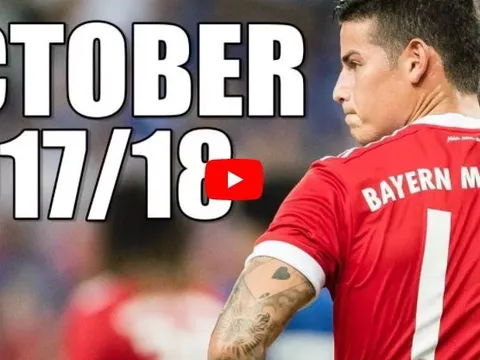Màn trình diễn của James Rodriguez trong tháng 10