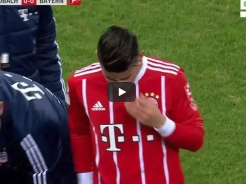Màn trình diễn của James Rodriguez vs Borussia Moenchengladbach