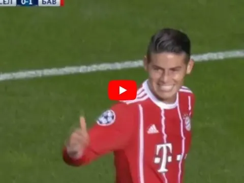 Màn trình diễn của James Rodriguez vs Celtic