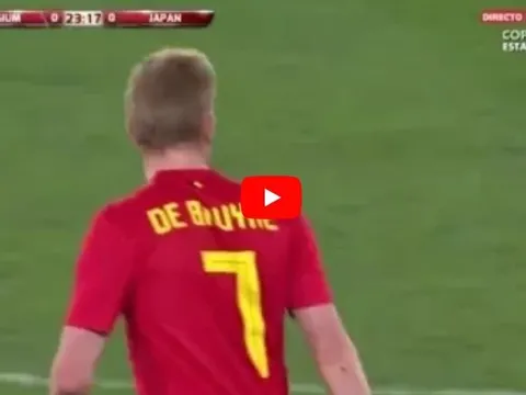 Màn trình diễn của Kevin de Bruyne vs Nhật Bản
