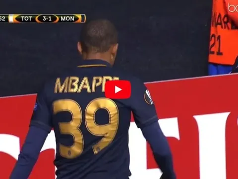 Màn trình diễn của Kylian Mbappe khi mới 16 tuổi trước Tottenham