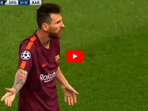 Màn trình diễn của Lionel Messi vs Sporting CP