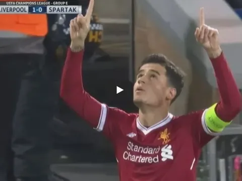 Màn trình diễn của Philippe Coutinho vs Spartak Moscow