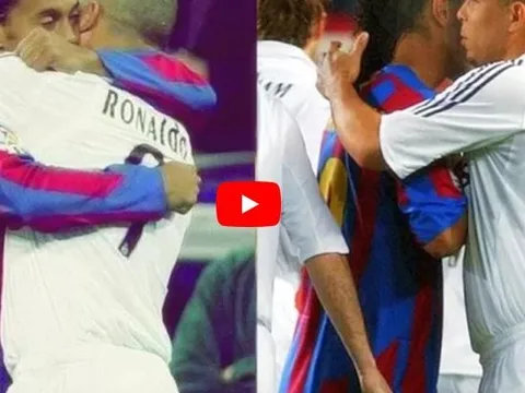 Màn trình diễn của Ronaldo béo và Ronaldinho khi Real đụng độ Barca