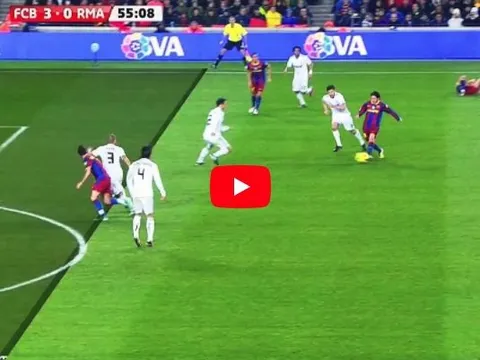 Màn trình diễn xuất sắc nhất của Lionel Messi khi gặp Real Madrid