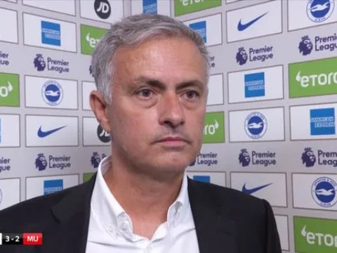 HLV Mourinho nói gì sau cú sốc trước Brighton?