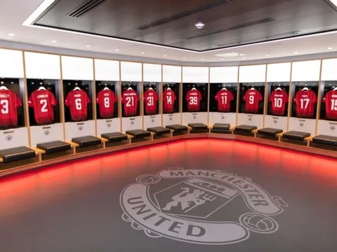 Man Utd giới thiệu phòng thay đồ mới tuyệt đẹp