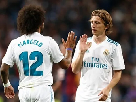 Marcelo 'bật' Modric trong ngày Real gục ngã trước Girona