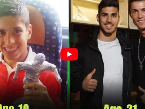 Marco Asensio thay đổi như thế nào từ 4 đến 21 tuổi?