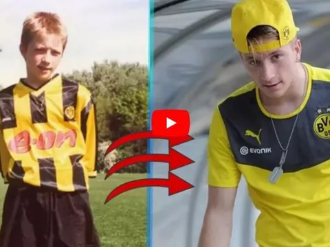 Marco Reus thay đổi như thế nào từ 2 đến 28 tuổi?