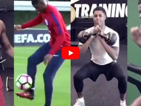 Marcus Rashford tập luyện nỗ lực đến nhường nào?