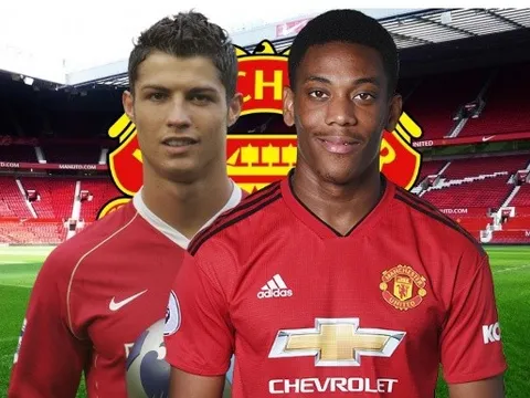 Martial ở đâu so với Ronaldo sau 104 trận tại Man Utd?