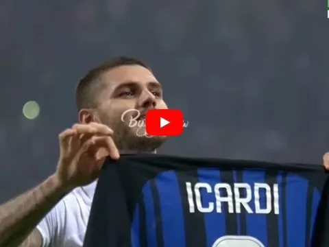 Mauro Icardi chơi tuyệt hay trước AC Milan
