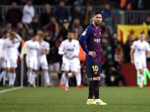 Messi thăng hoa nhưng không thể đem về thắng lợi cho Barca