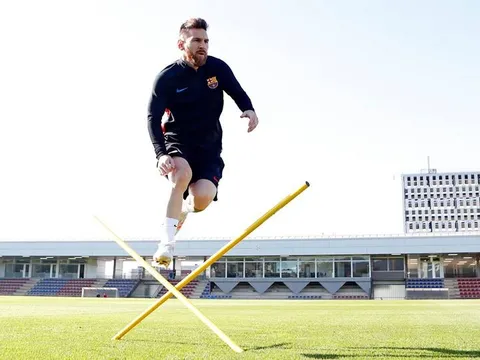 Messi 'vượt rào' lấy lại thể lực sau mấy ngày phép