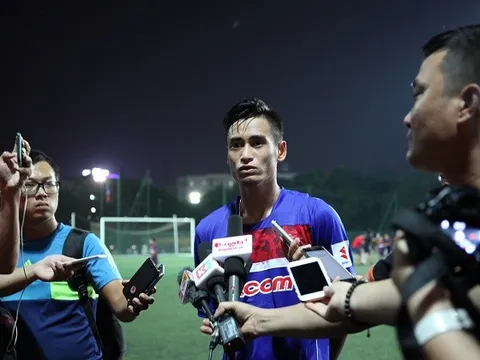 Đội phó Minh Tuấn nói gì trước trận đấu với Campuchia?