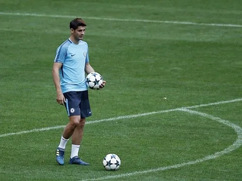 Morata chỉnh 'thước ngắm' trước màn đối đầu Atletico Madrid