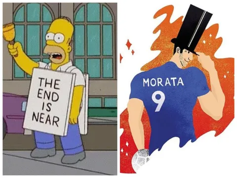Morata ghi bàn, ngày tận thế sẽ đến?