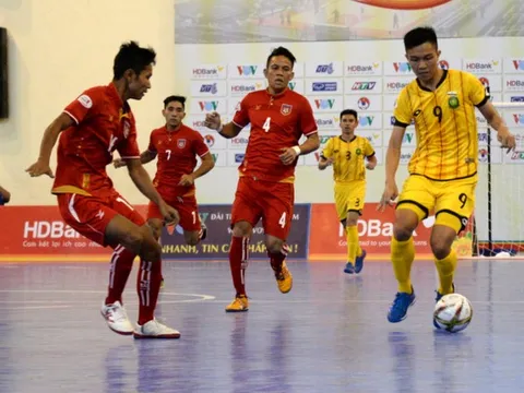 Myanmar thắng đậm Brunei trận ra quân giải vô địch Futsal ĐNÁ 2017