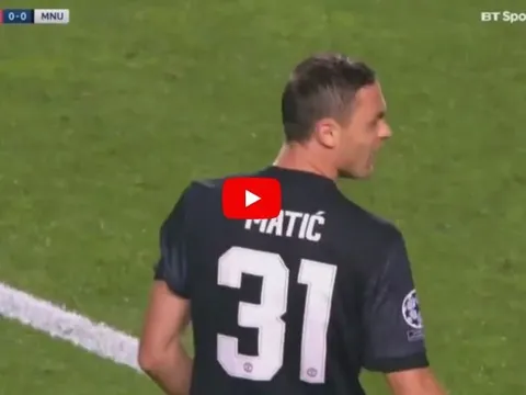 Nemanja Matic - cầu thủ xuất sắc nhất trận Benfica - Man Utd