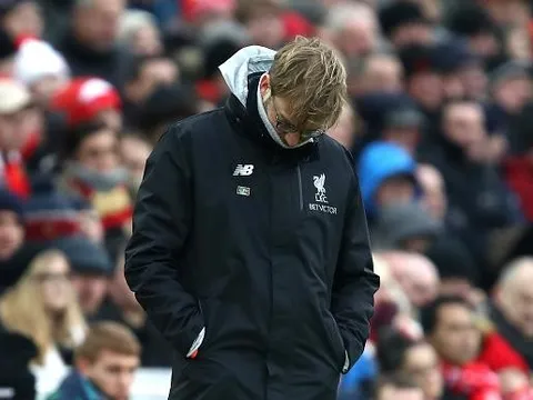 Nếu thua Man Utd cuối tuần này, Klopp sẽ theo chân Rodgers