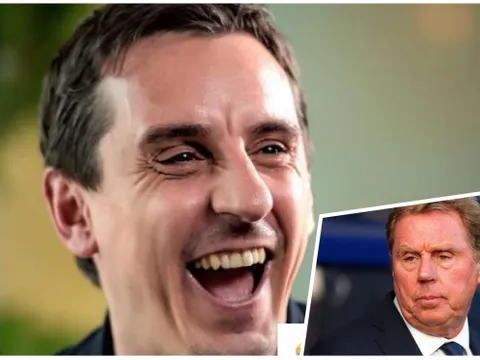 Neville tiếp tục 'diễn trò' sau những lùm xùm về Tottenham