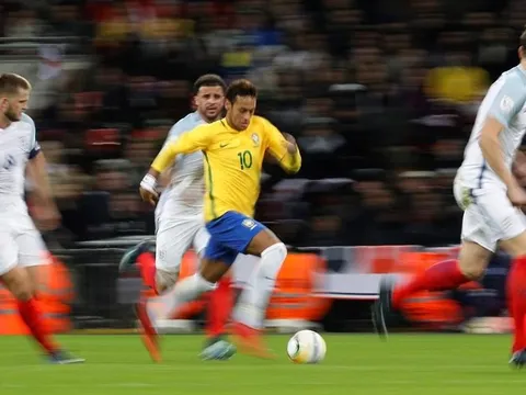 Neymar bị "phong ấn", Brazil và Anh cầm hòa nhau không bàn thắng