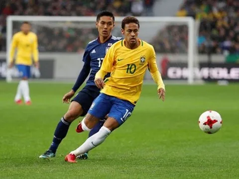 Neymar hỏng penalty, Brazil vất vả vượt qua Nhật Bản
