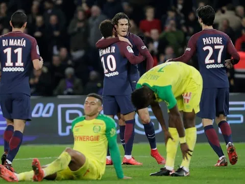 Neymar kề vai sát cánh Cavani, PSG hủy diệt cả Ligue 1