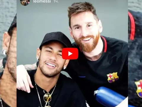Neymar lại trở về Barca, thăm Messi và Suarez