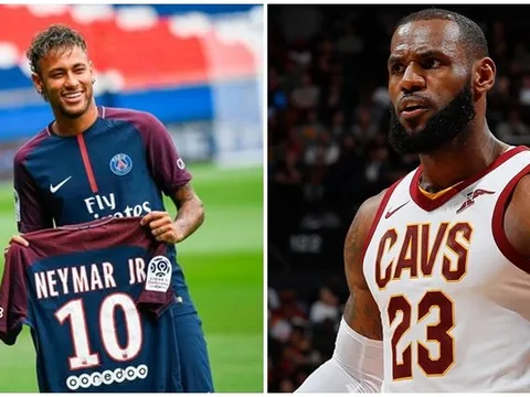 Neymar –  LeBron James hay Hoàng đế của thế giới bóng đá