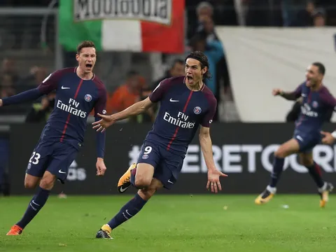 Neymar nhận thẻ đỏ, Cavani ghi bàn phút 90+2, PSG hòa kịch tính Marseille