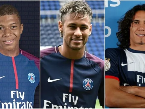 Neymar-Mbappe-Cavani: Bộ 3 tấn công đắt nhất lịch sử