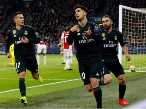 Ngày Valentine, kép phụ Asensio "tặng quà" muộn cho Real trước Ajax