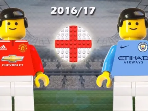 Nhìn lại trận Derby thành Manchester theo phong cách Lego