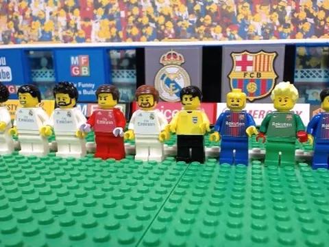 Nhìn lại trận El Clasico theo phong cách Lego