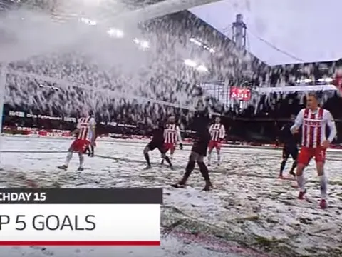 Những bàn thắng đẹp nhất vòng 15 Bundesliga