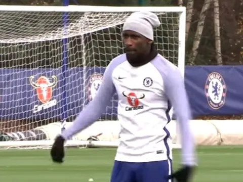 Những lần Rudiger pha trò trên sân tập của Chelsea
